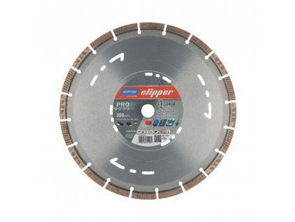 70184602093 Norton Clipper Diamond Blade PRO 4X4 EXPLORER 350x25.4 12x3.2 136047