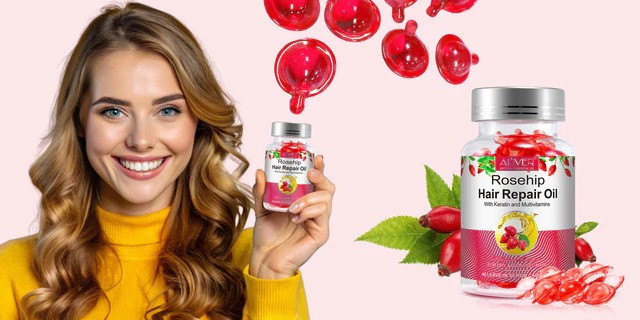 Oživte své vlasy: Průvodce používáním Aliver Rosehip kapslí na opravu suchých a poškozených vlasů