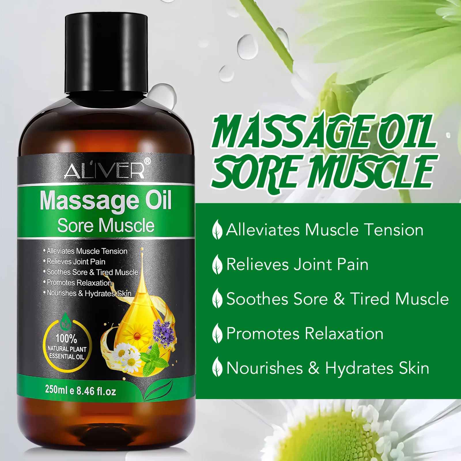 Massage Oil Sore Muscle