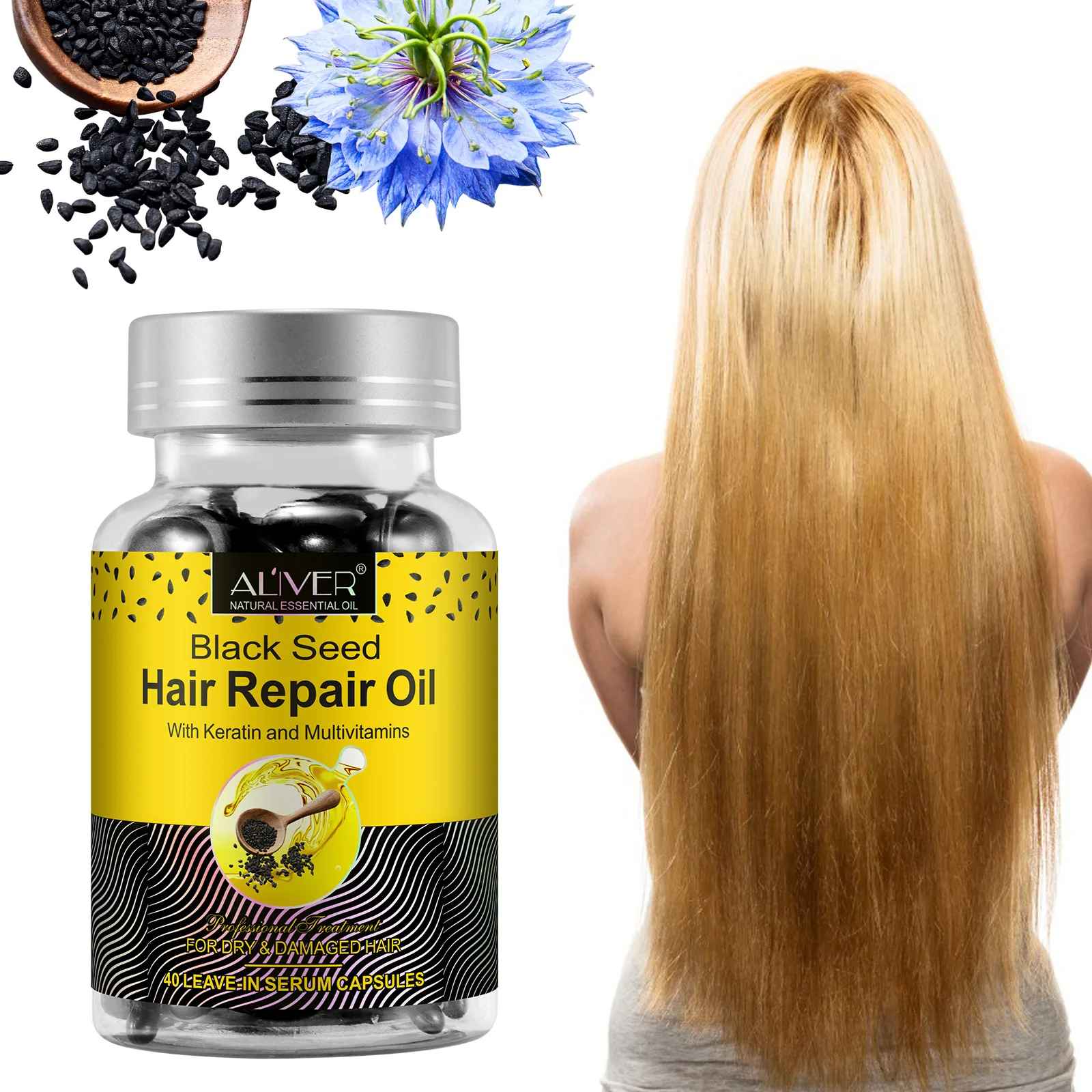 Black Seed Hair Repair Oil Capsules
