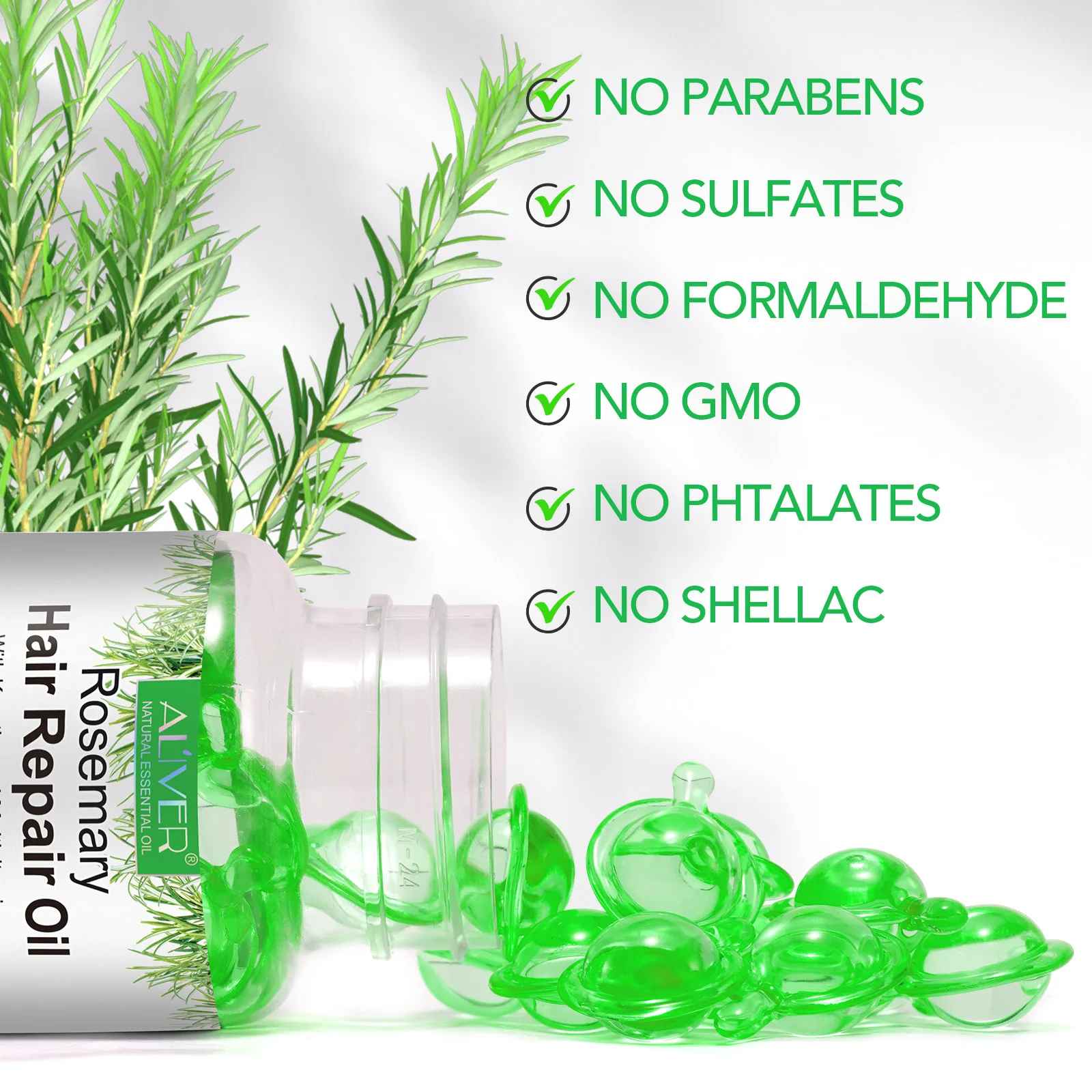 Rosemary Hair Repair Oil Capsules
