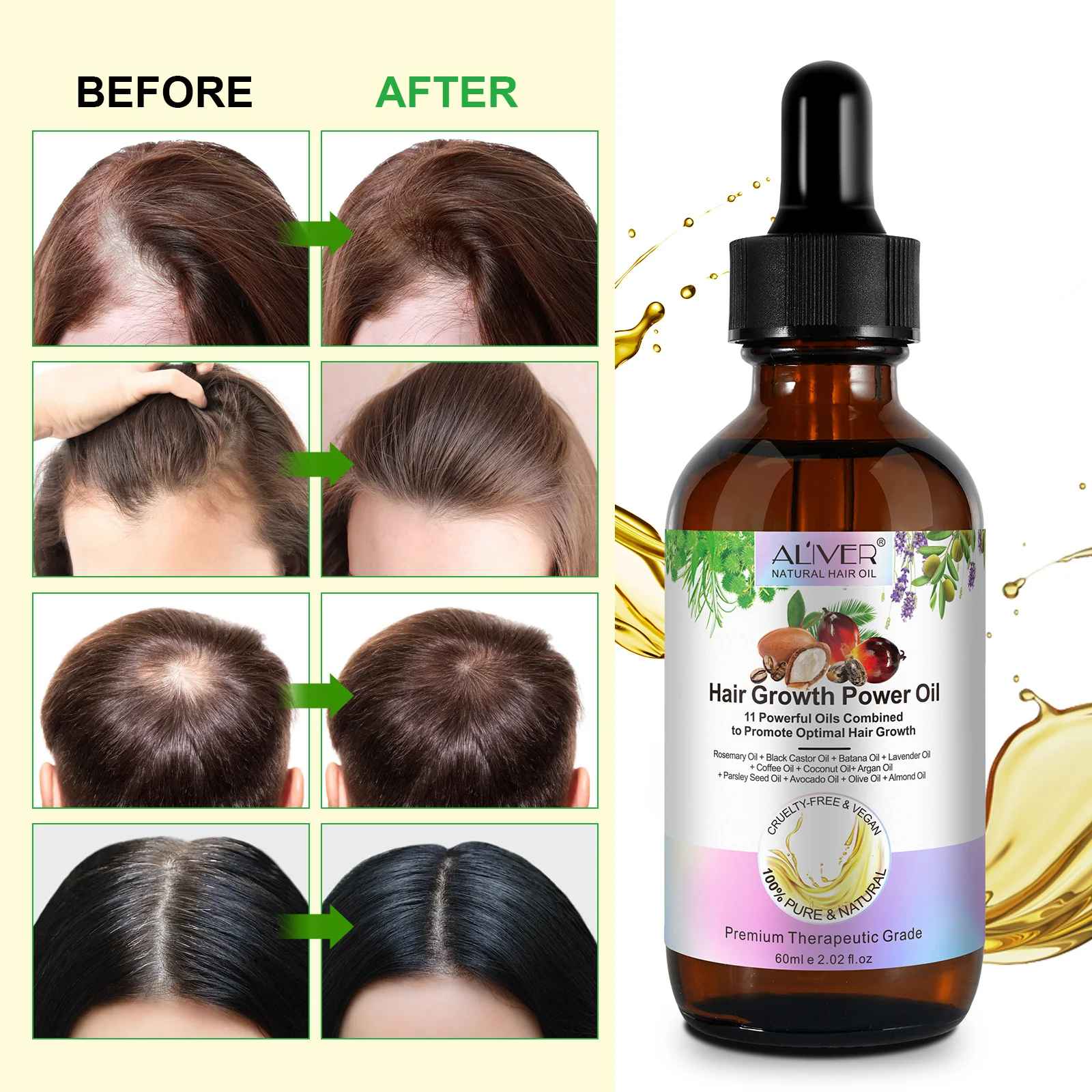 Strengthening hair oil