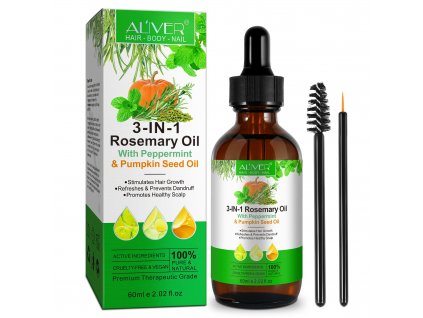 3 IN 1 Rosemary Oil with Peppermint & Pumpkin Seed Oil