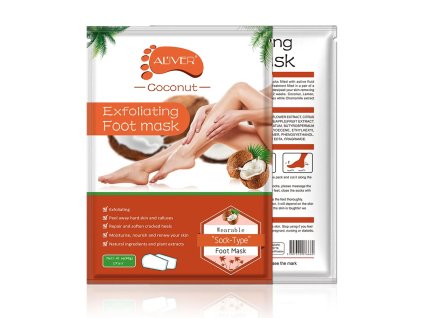 Aliver Coconut Exfoliating Foot Mask – 1 pair