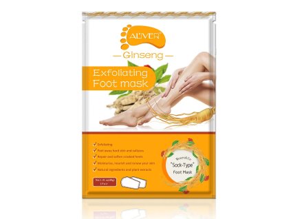 Aliver Ginseng Exfoliating Foot Mask – 1 pair