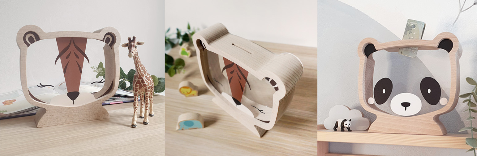 POKLADNICKA TYGR A PANDA