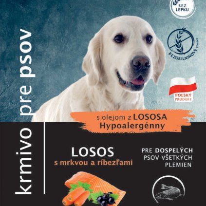 losos s mrkvou a ribezlami