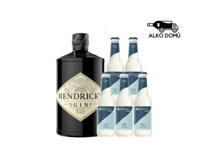 HENDRICK'S GIN + 5x ORGANICS TONIC Rozvoz alkoholu Praha