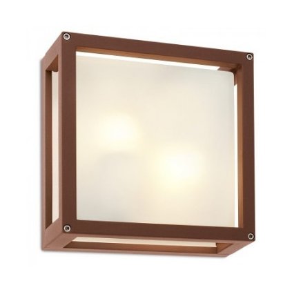Redo 9893 - Venkovní nástěnné svítidlo BRICK 2xE27/42W/230V IP54