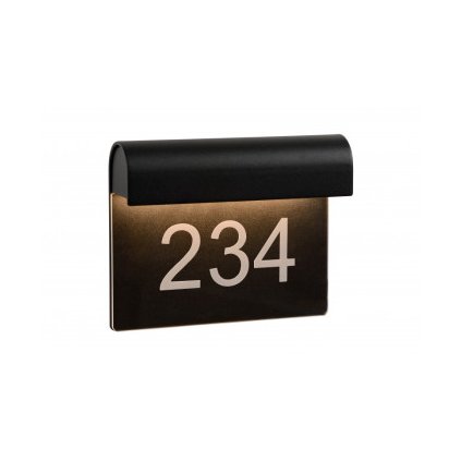 Lucide THESI LED - nástěnné svítidlo venkovní - LED - 1x6W 3000K - IP54 - Černá 27881/06/30