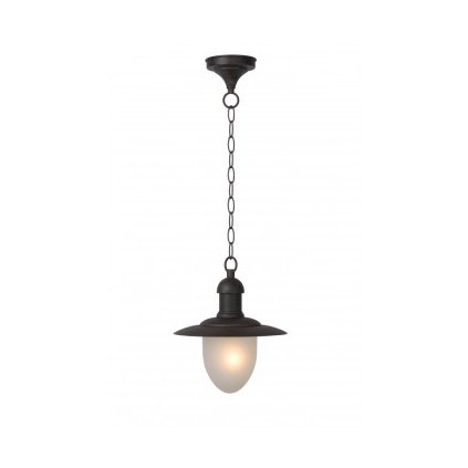 Lucide ARUBA - závěsné svítidlo venkovní - Ø 25 cm - IP44 - Rezavě Hnědá 11872/01/97