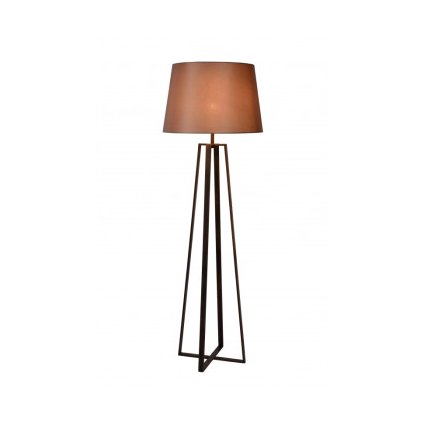 Lucide COFFEE - stojací lampa - Ø 55 cm - Rezavě Hnědá 31798/81/97