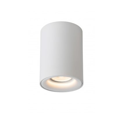 Lucide BENTOO-LED - stropní svítidlo - Ø 8 cm - stmívatelné - GU10 - 1x5W 3000K - Bílá 09912/05/31
