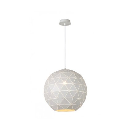 Lucide OTONA - závěsné svítidlo - Ø 40 cm - Bílá 21409/40/31