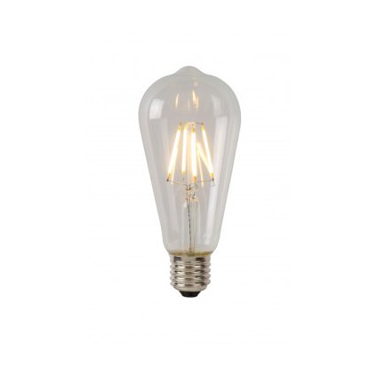 Lucide LED žárovka - okrasné vlákno - Ø 6,4 cm - stmívatelné - 1x5W 2700K - Průhledné 49015/05/60