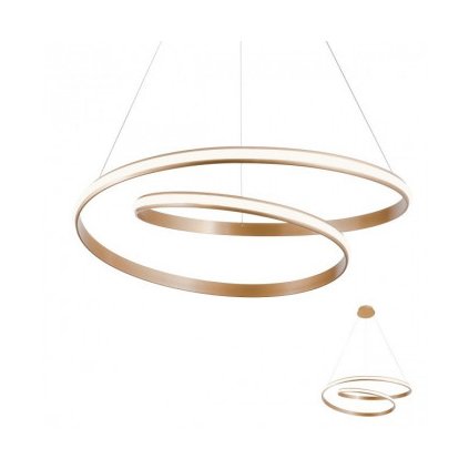 Redo 01-1796 - LED Lustr na lanku TORSION LED/40W/230V