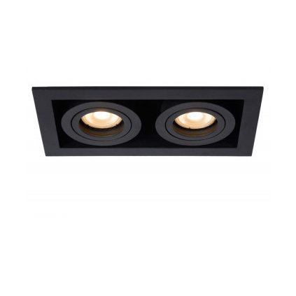 Lucide 09926/02/30 CHIMNEY svítidlo zápustné 2x GU10/50W černá