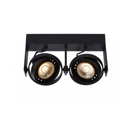 Lucide 22969/24/30 Stropní svítidlo Dim-to-warm 2xGU10 12W černé