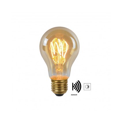 Lucide 49042/04/62 LED žárovka přepínací se SENSOREM A60 E27/4W Amber