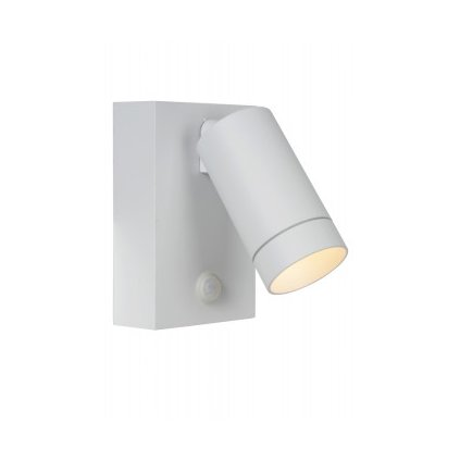 TAYLOR - Nástěnné svítidlo se senzorem - Venkovní - 1xGU10/50W IP44 - Bílá