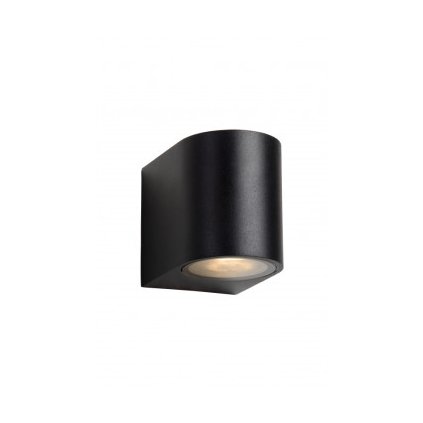 Lucide ZORA-LED - přisazené bodové svítidlo venkovní - stmívatelné - GU10 - 1x5W 3000K - IP44 - Černá 22861/05/30