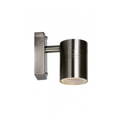 Lucide ARNE-LED - přisazené bodové svítidlo venkovní - Ø 6,3 cm - LED - GU10 - 1x5W 2700K - IP44 - Chrom 14867/05/12