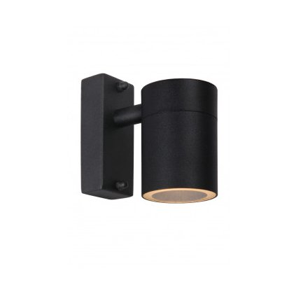 Lucide ARNE-LED - přisazené bodové svítidlo venkovní - Ø 6,3 cm - LED - GU10 - 1x5W 2700K - IP44 - Černá 14867/05/30