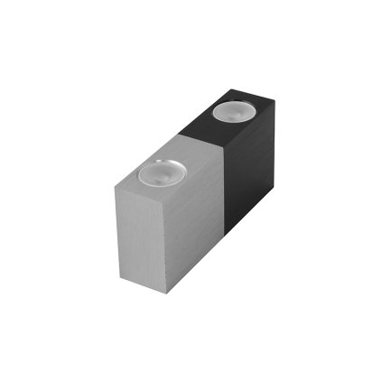 VARIO DUO dekorativní LED svítidlo  černo-stříbrná (aluminium) - studená bílá