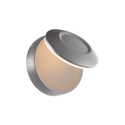 Venkovní nástěnné LED svítidlo CENTRO V výklopné 6W, šedá