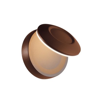 Venkovní nástěnné LED svítidlo CENTRO V výklopné 6W, rez