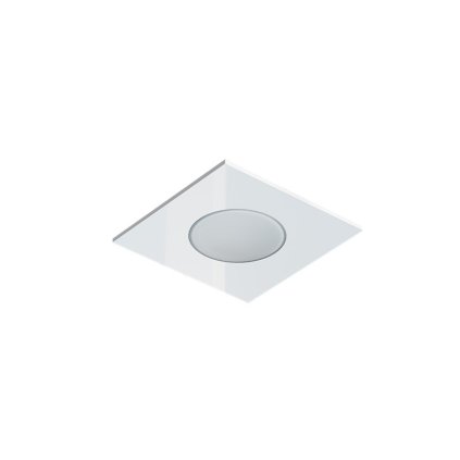 Pevný LED podhled SPOTLIGHT IP65 SQUARE bodovka, bílá - teplá