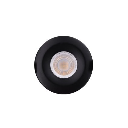 Pevný LED podhled PP COB IP65 bodovka 40°, černá - teplá