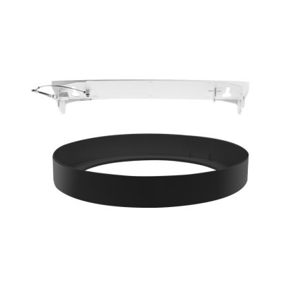 281414 ramecek na prisazenou montaz svitidla led downlight cct round 18w cerny pn21900010