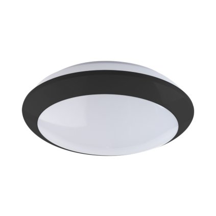 281525 zeus led nm prisazene stropni a nastenne kruhove svitidlo 16w nouzovy modul cerna pn31300087