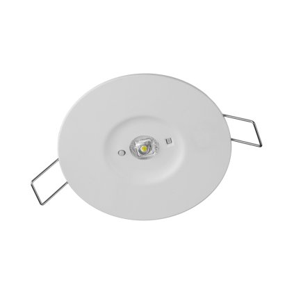 CARPO AREA anti-panic AUTOTEST LED vestavné nouzové svítidlo s autotestem 3W 3h, bílá