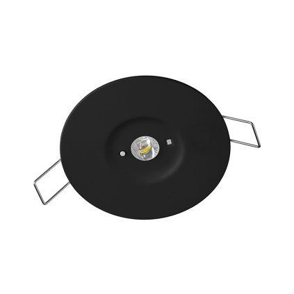 CARPO CORRIDOR AUTOTEST LED vestavné nouzové svítidlo s autotestem 3W 3h, černá
