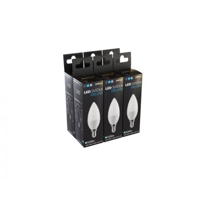 LED SVÍČKA DELUXE E14 5,5W 5000K sada 6ks - PN65205013