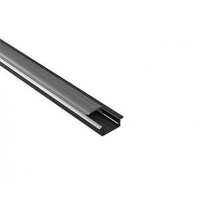 PANLUX ALU PROFIL 2.0 <10mm vestavný černý  délka 2m