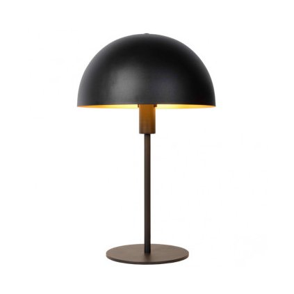Lucide SIEMON stolní lampička E14/40W černá
