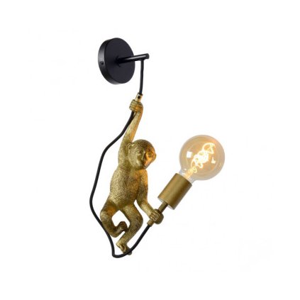 Lucide EXTRAVAGANZA CHIMP nástěnné svítidlo 1xE27 černé