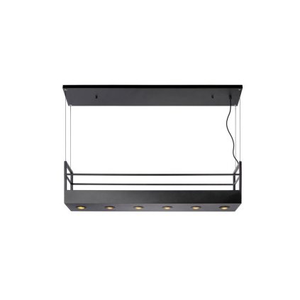 Lucide MIRAVELLE závěsné svítidlo 6xGU10 černé