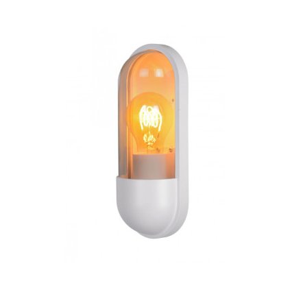 Lucide CAPSULE venkovní nástěnné svítidlo 1xE27 IP65 bílá