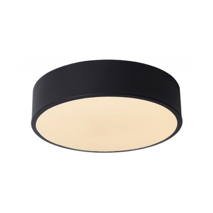 Lucide UNAR LED stropní svítidlo Ø 20 cm 1x12W 2700K černá