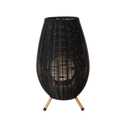Lucide COLIN IP44 venkovní nabíjecí stolní lampa - baterie - LED Ø 22cm 1x3W 3000K IP44 černá