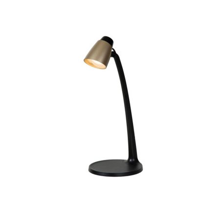 Lucide LUDO LED stolní lampa 1x4,5W 3000K matná zlatá/mosaz