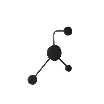 Lucide JAYDEN nástěnné svítidlo 1x3W 3000K černá