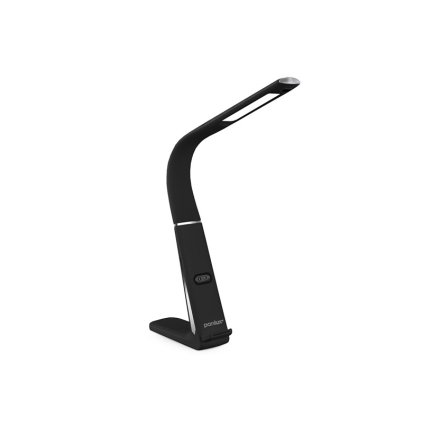 PANLUX Stolní lampička ovládaná gestem ruky s bezdrátovým nabíjením, DIM a CCT, LORD EVO černá