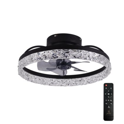 led svitidlo s dalkovym ovladacem a ventilatorem 63w jf1301b