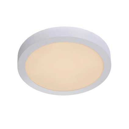 lucide brice led stropni svitidlo stmivatelne 30w ip44 bile