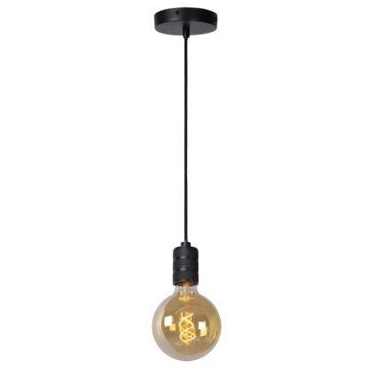 lucide jova zavesne svitidlo e27 cerna